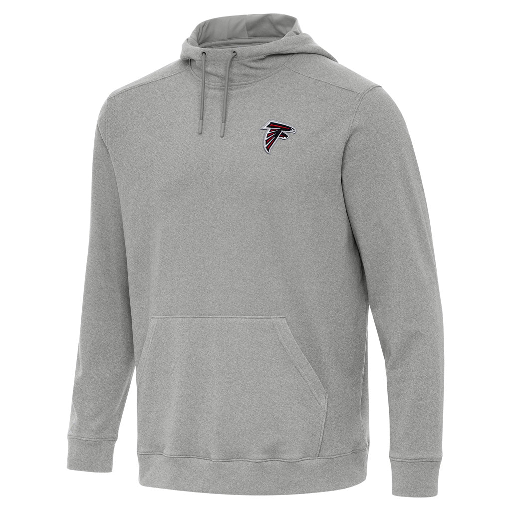 NFL Atlanta Falcons Antigua Cloud Pullover Hoodie - Heather gray