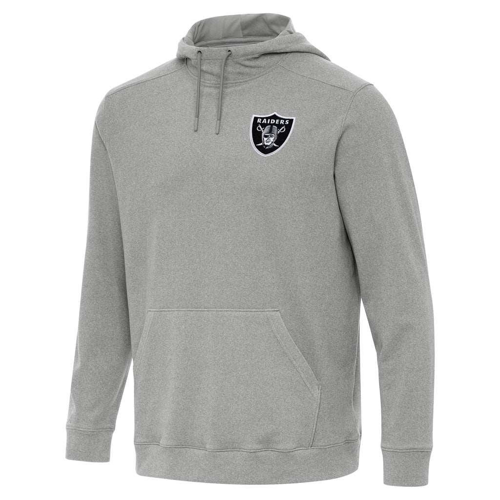 NFL Las Vegas Raiders Antigua Cloud Pullover Hoodie - Heather gray