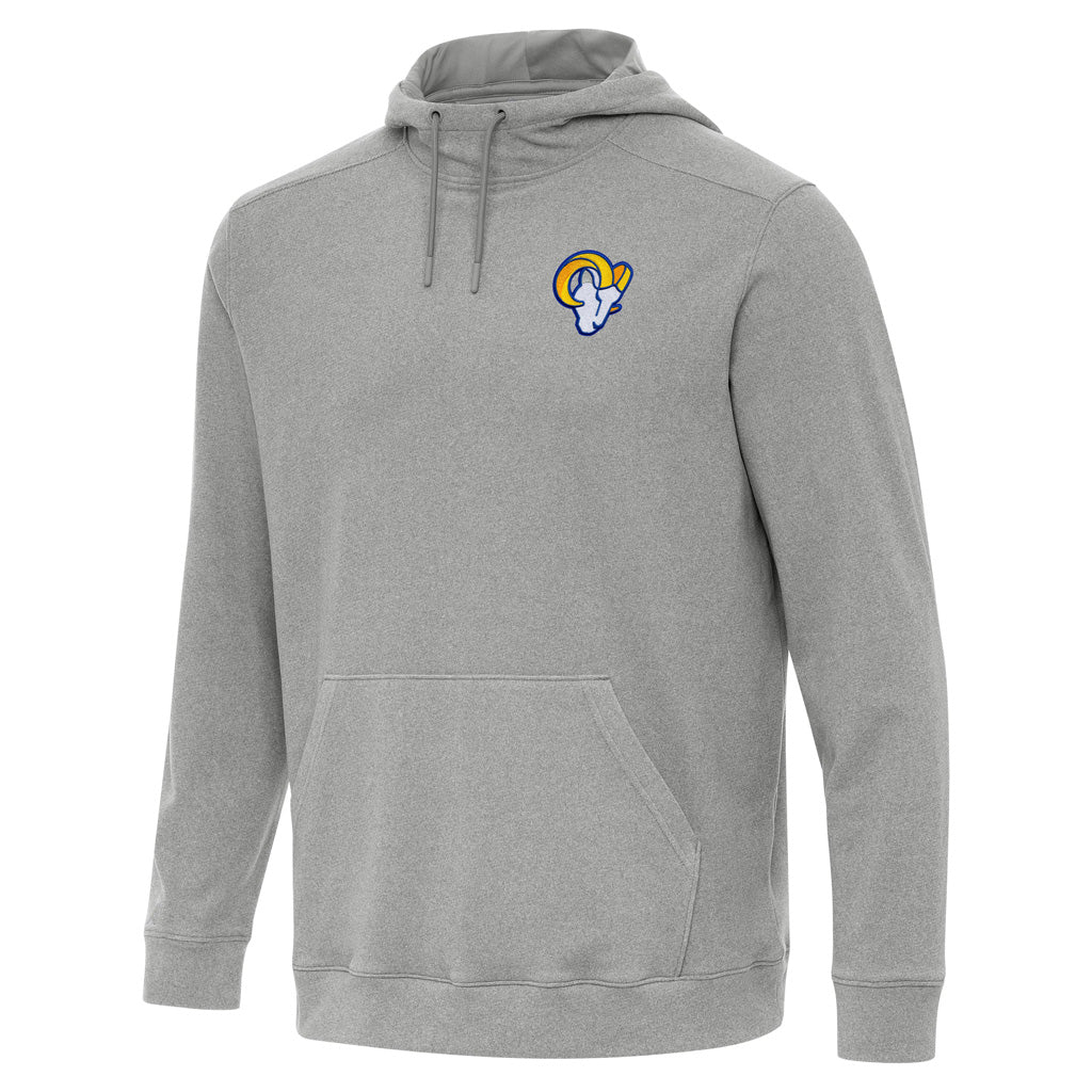 NFL Los Angeles Rams Antigua Cloud Pullover Hoodie - Heather gray