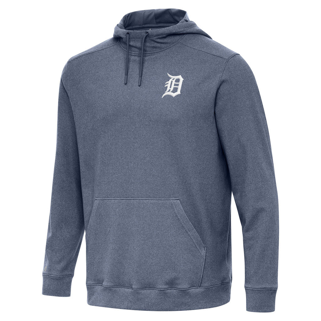 MLB Detroit Tigers Antigua Cloud Pullover Hoodie - Navy
