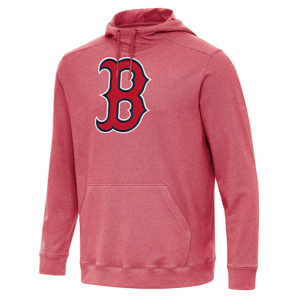 MLB Boston Red Sox Antigua Full Front Cloud Pullover Hoodie - Red