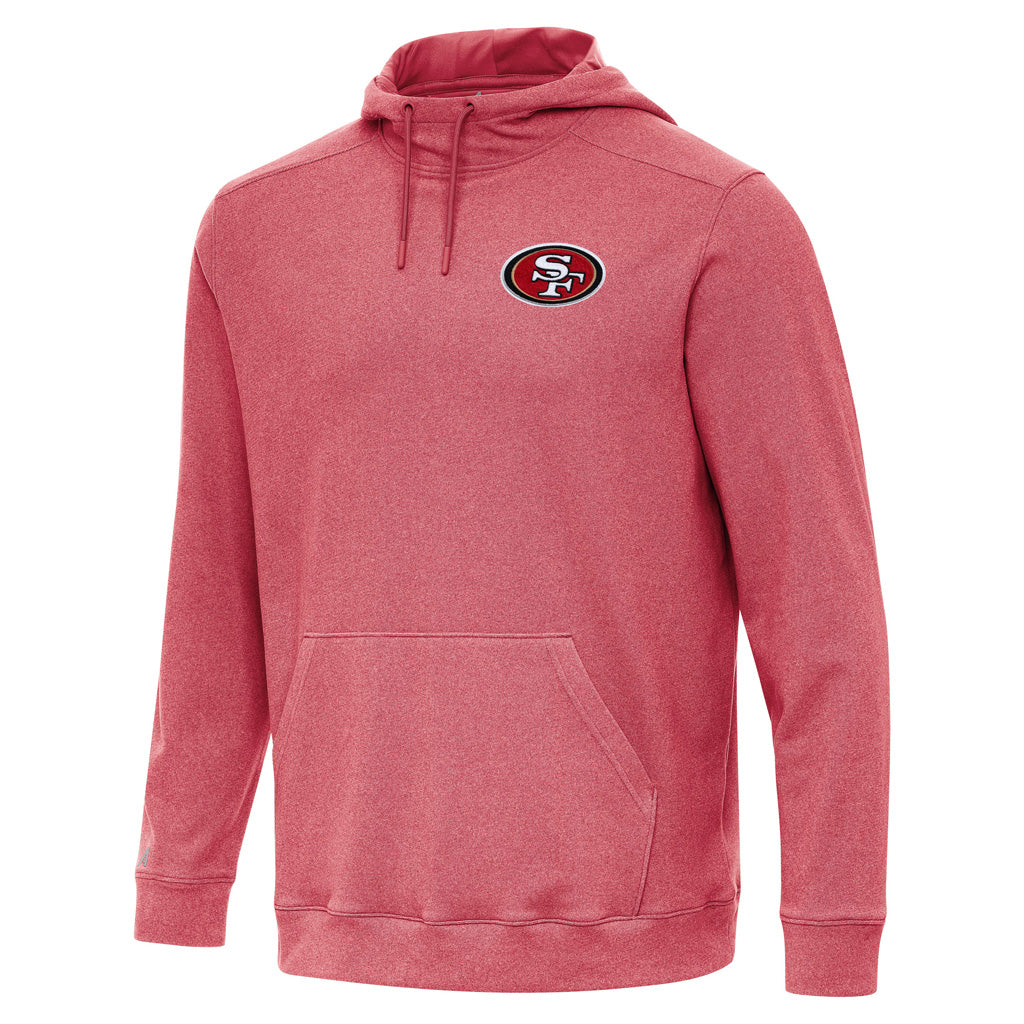 NFL San Francisco 49ers Antigua Cloud Pullover Hoodie - Red