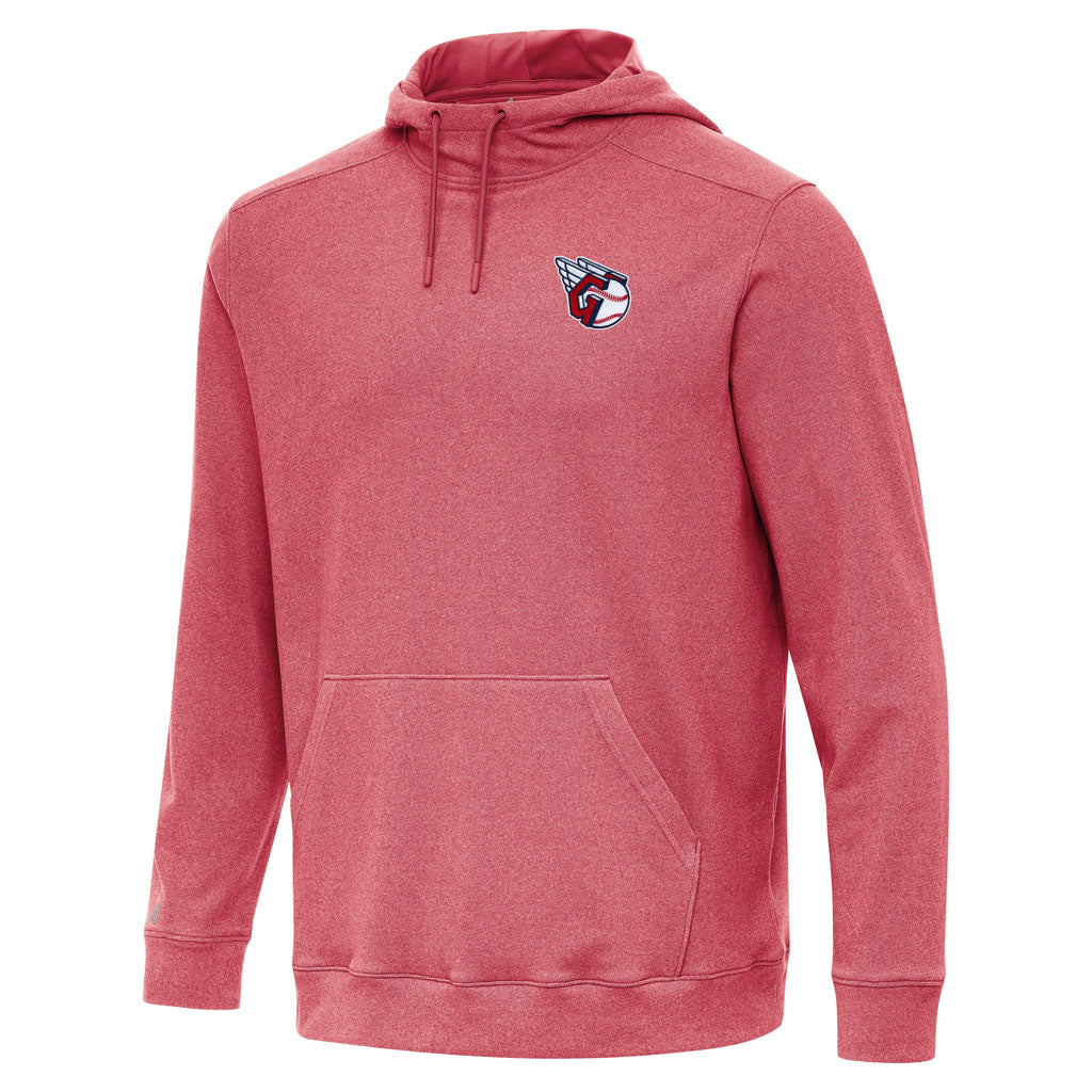 MLB Cleveland Guardians Antigua Cloud Pullover Hoodie - Red