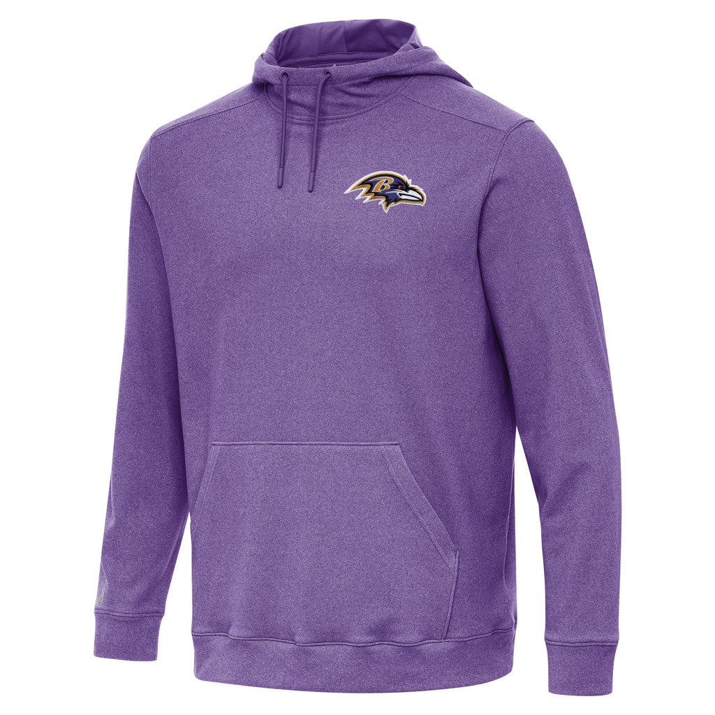 NFL Baltimore Ravens Antigua Cloud Pullover Hoodie - Purple