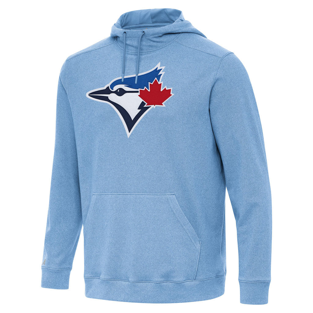 MLB Toronto Blue Jays Antigua Full Front Cloud Pullover Hoodie - Blue