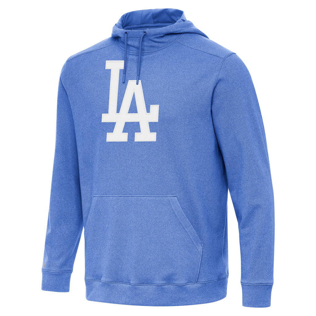 MLB Los Angeles Dodgers Antigua Full Front Cloud Pullover Hoodie - Blue