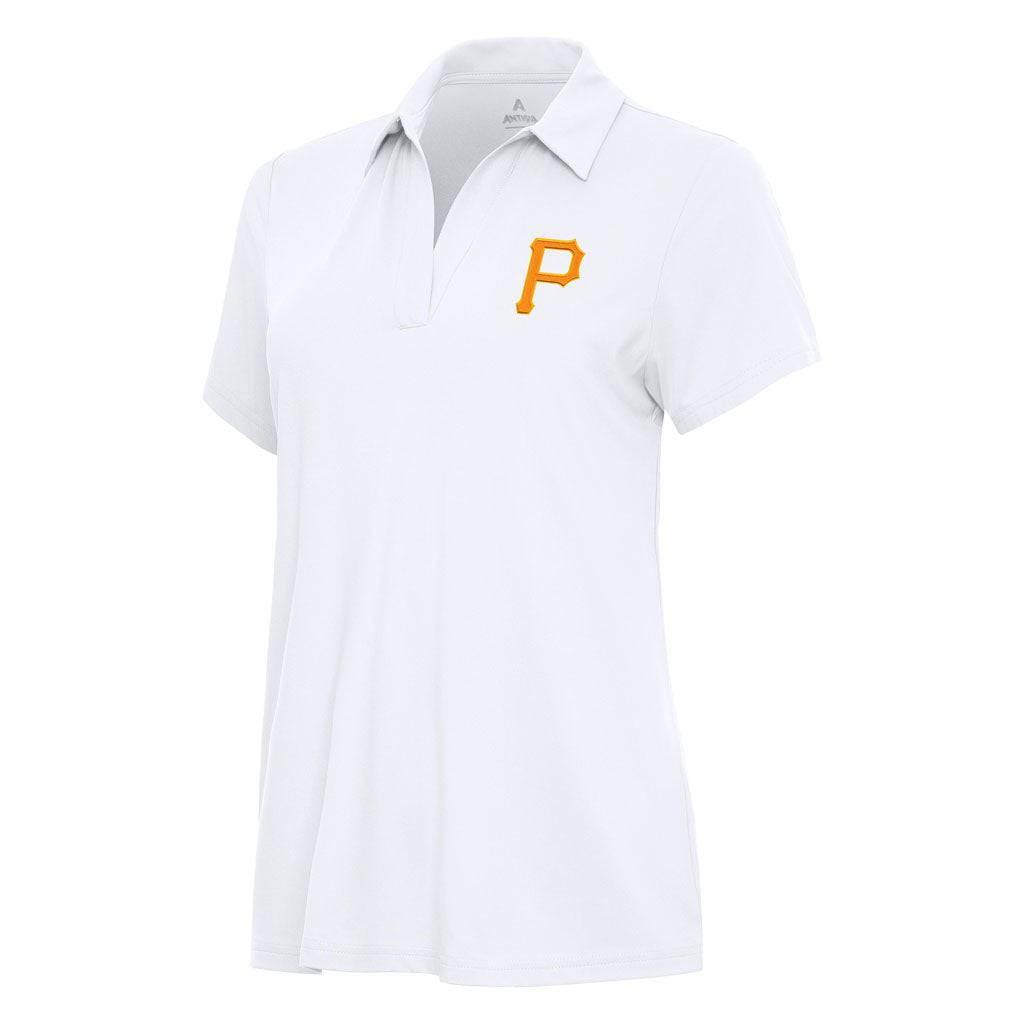 MLB Pittsburgh Pirates Women's Antigua Era Polo - White