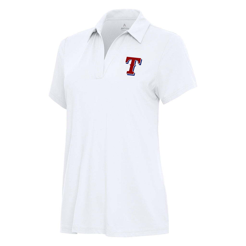 MLB Texas Rangers Women's Antigua Era Polo - White