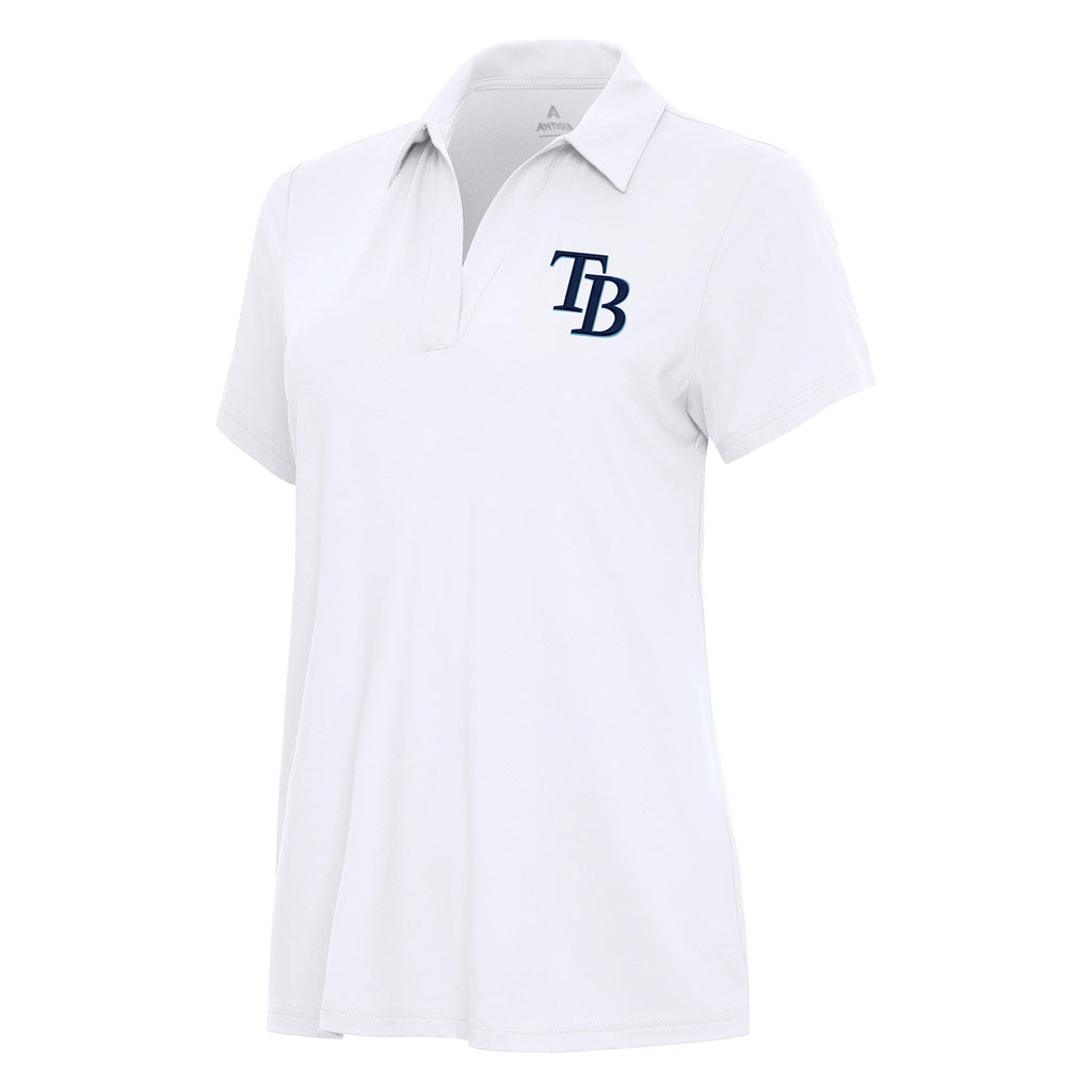MLB Tampa Bay Rays Women's Antigua Era Polo - White