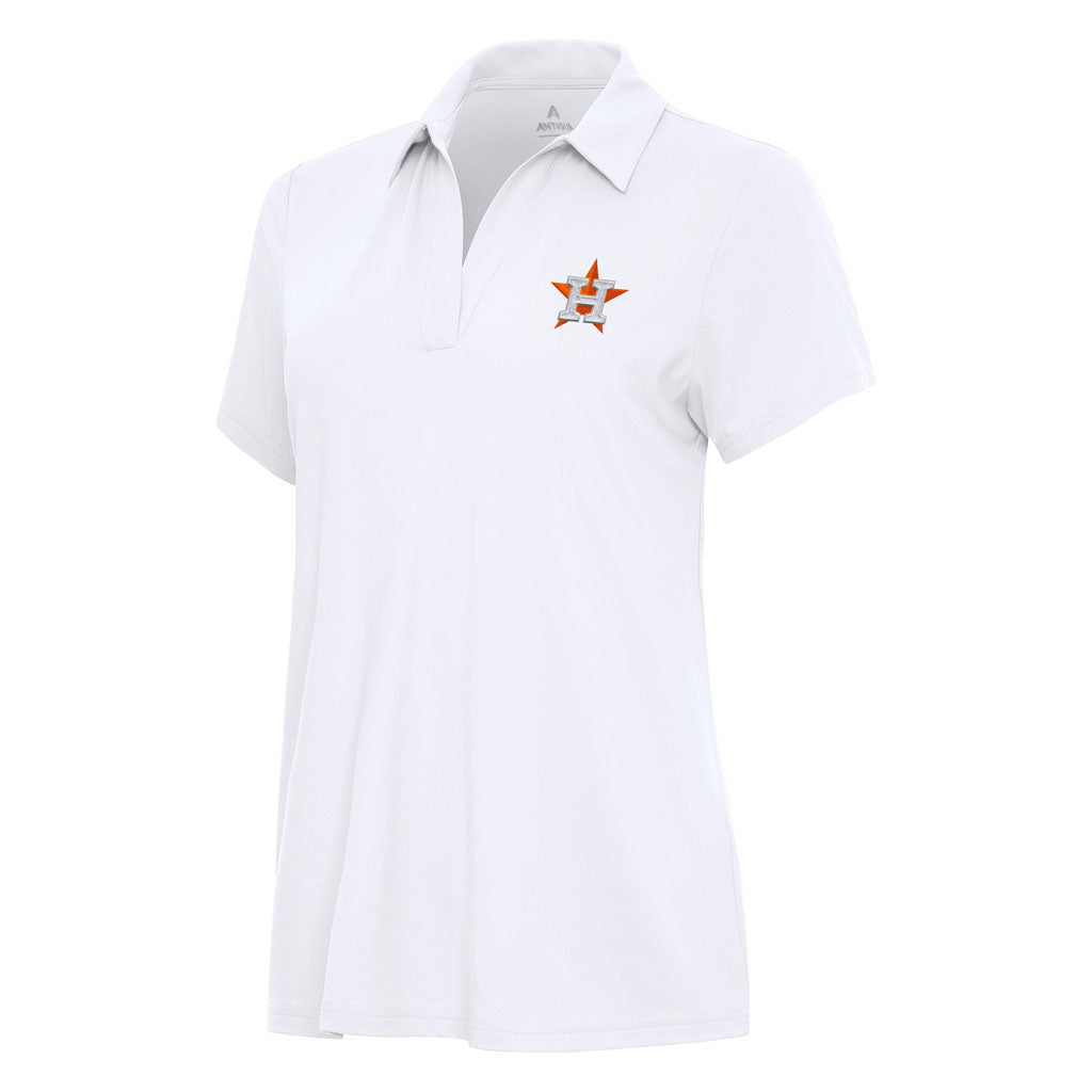 MLB Houston Astros Women's Antigua Era Polo - White