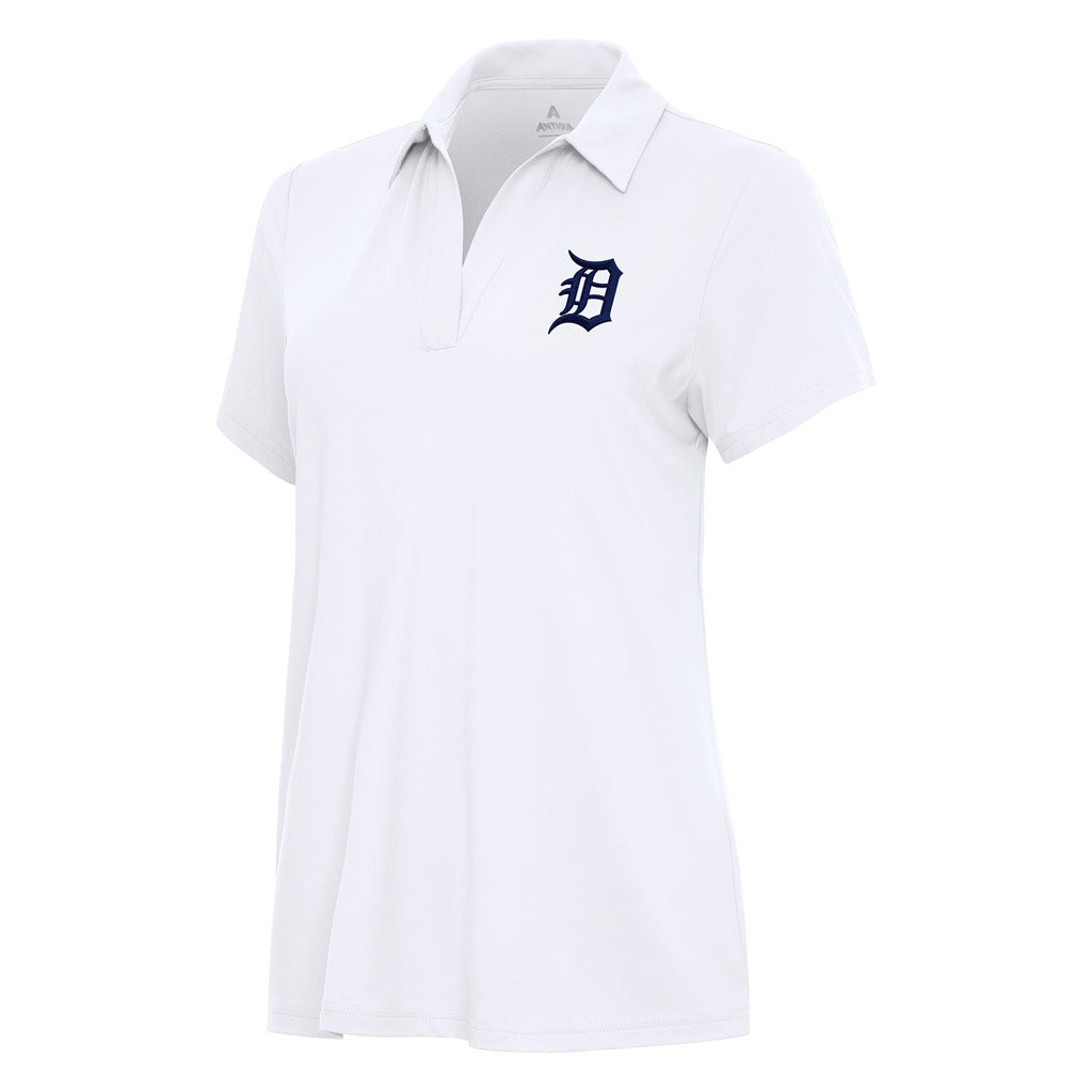 MLB Detroit Tigers Women's Antigua Era Polo - White