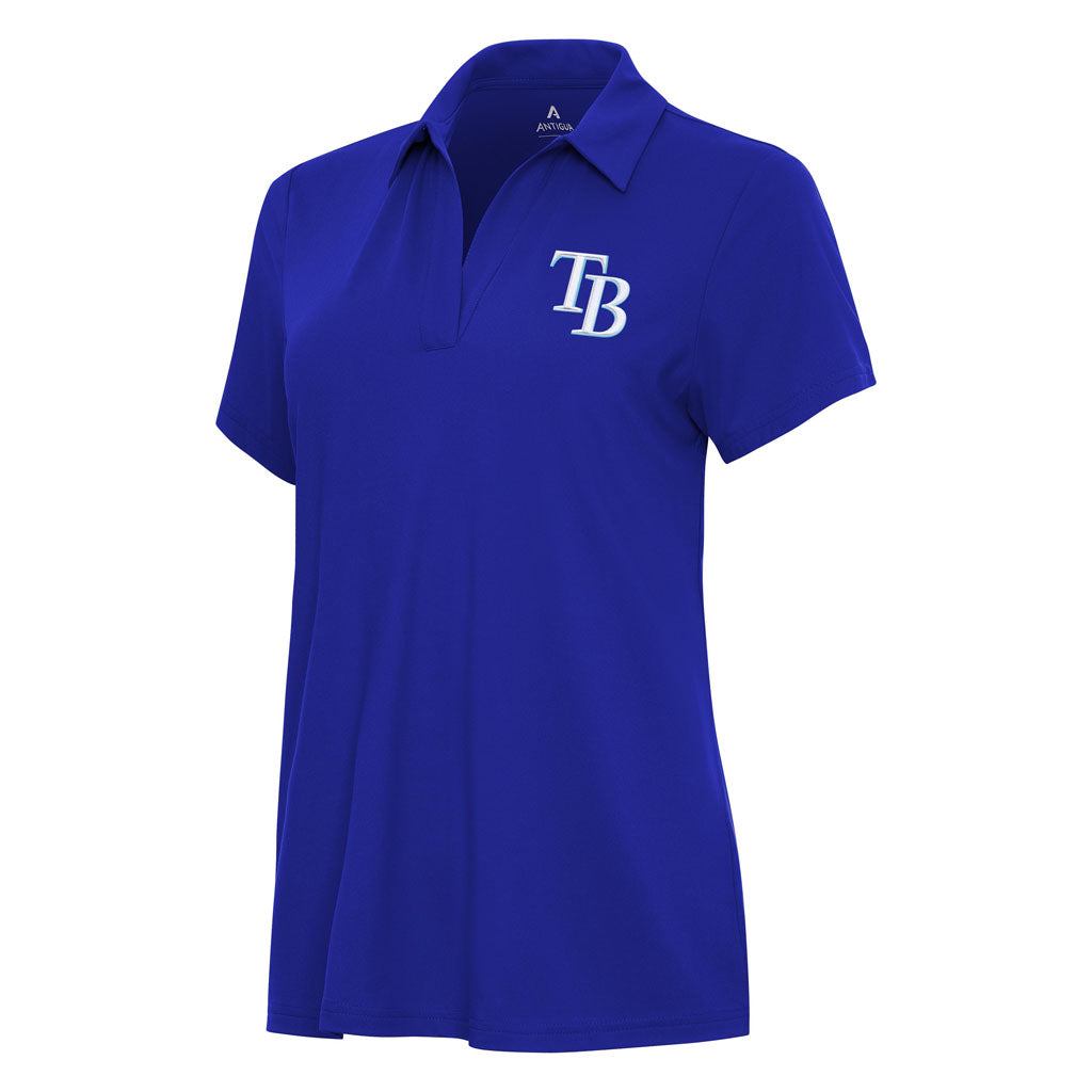 MLB Tampa Bay Rays Women's Antigua Era Polo - Blue
