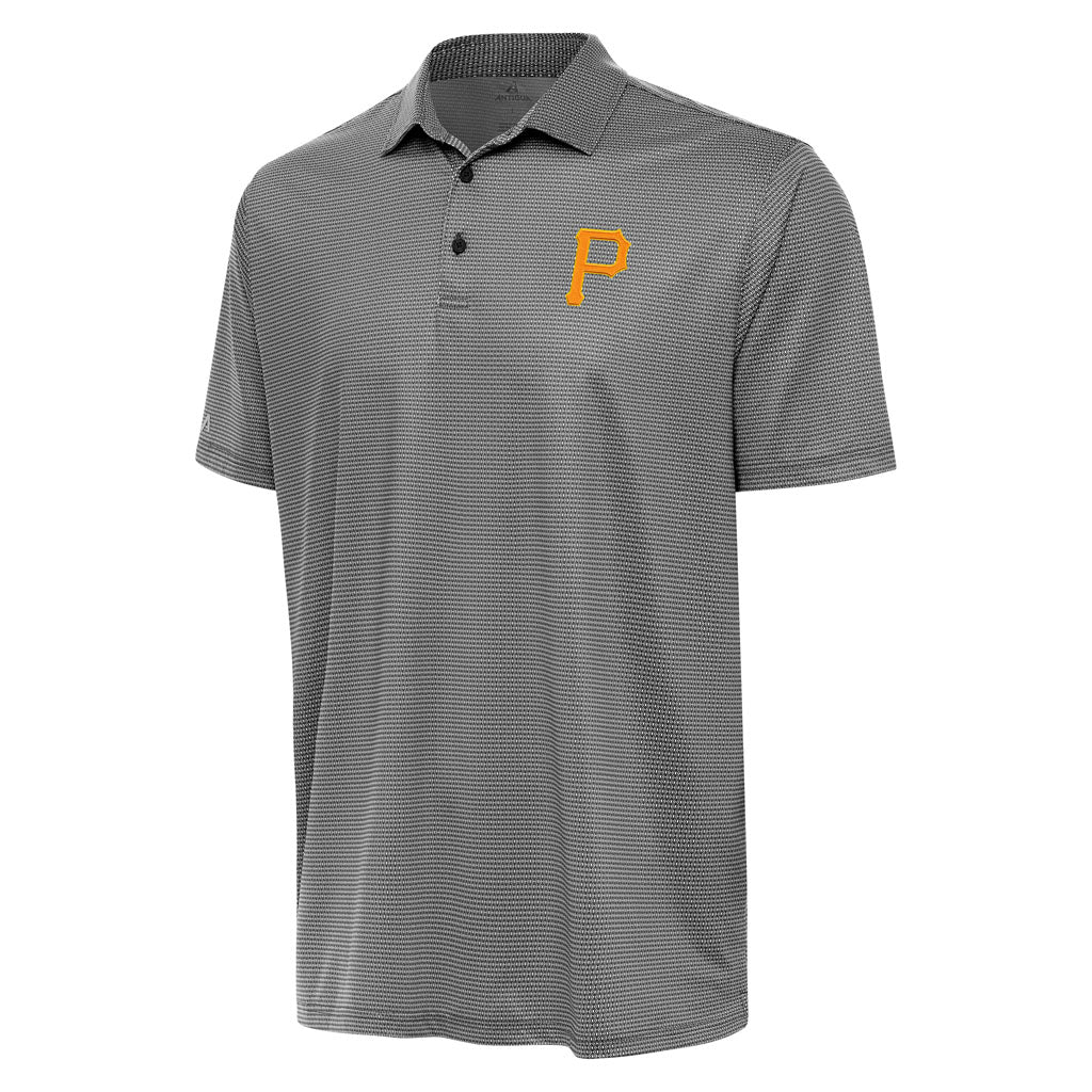 MLB Pittsburgh Pirates Antigua Rings Polo - Heather black
