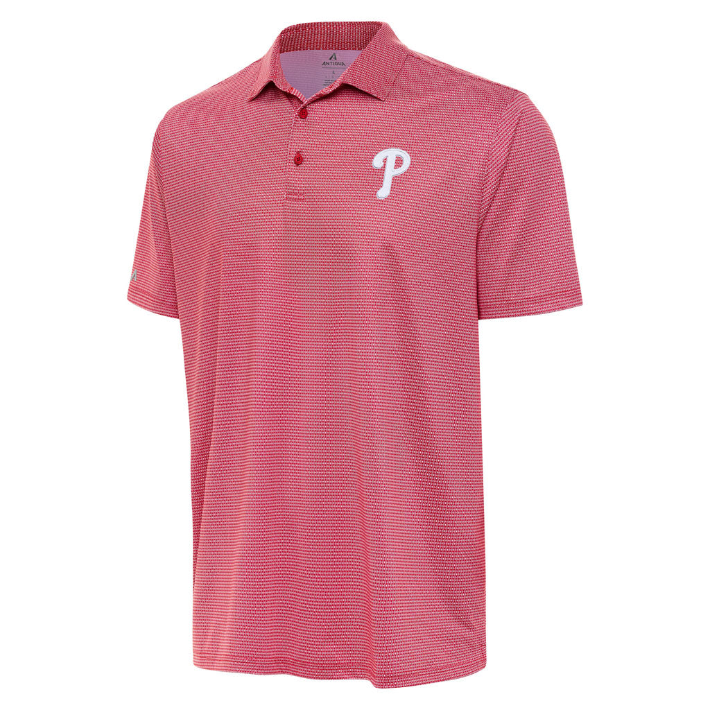 MLB Philadelphia Phillies Antigua Rings Polo - Red