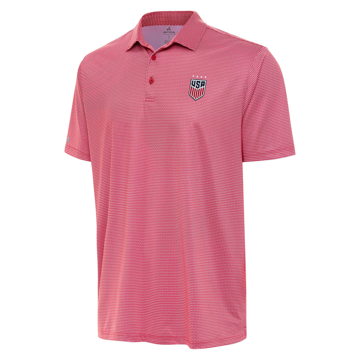 USWNT National Team Antigua Men's Rings Polo - Red