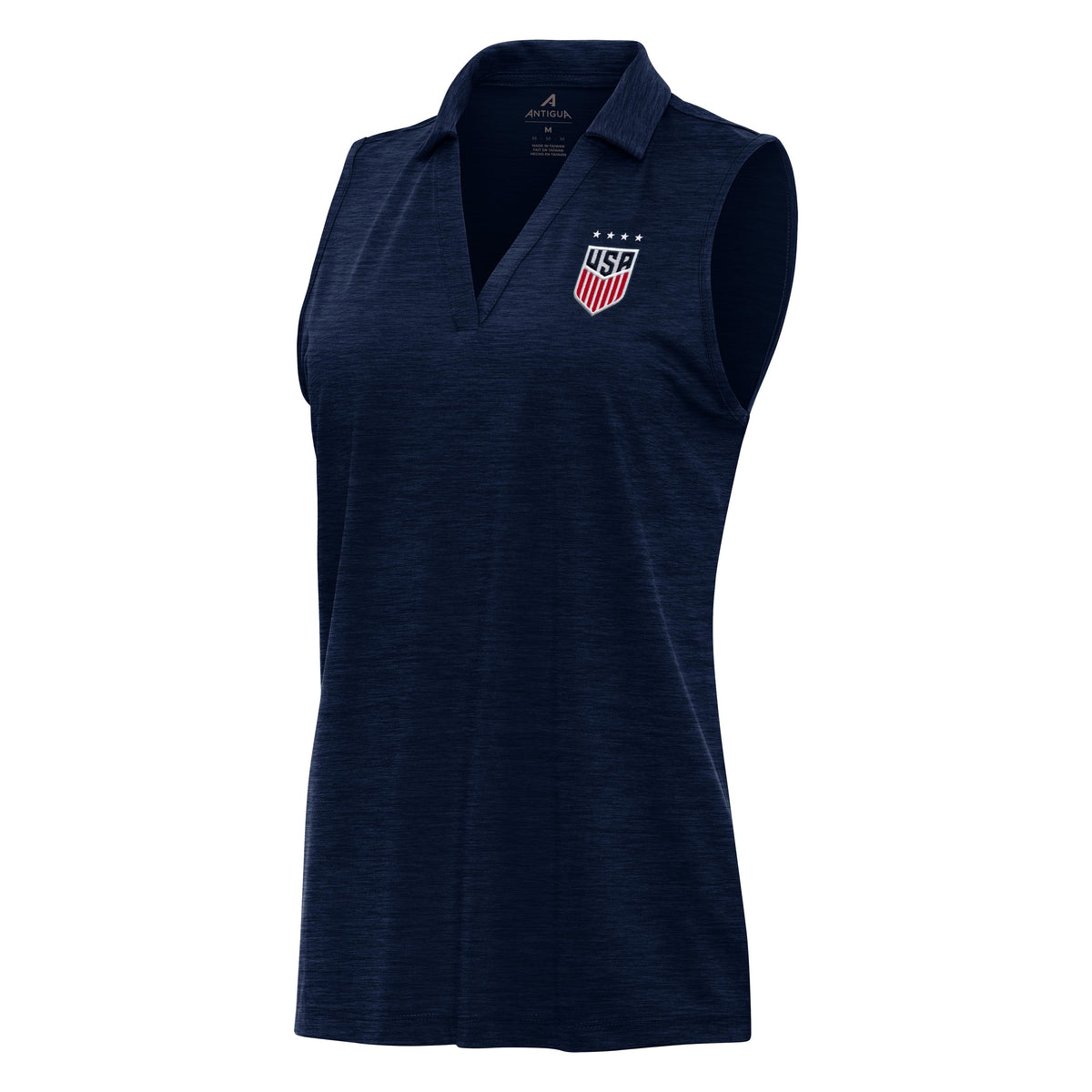 USWNT National Team Antigua Women's Layout S/L Polo - Navy