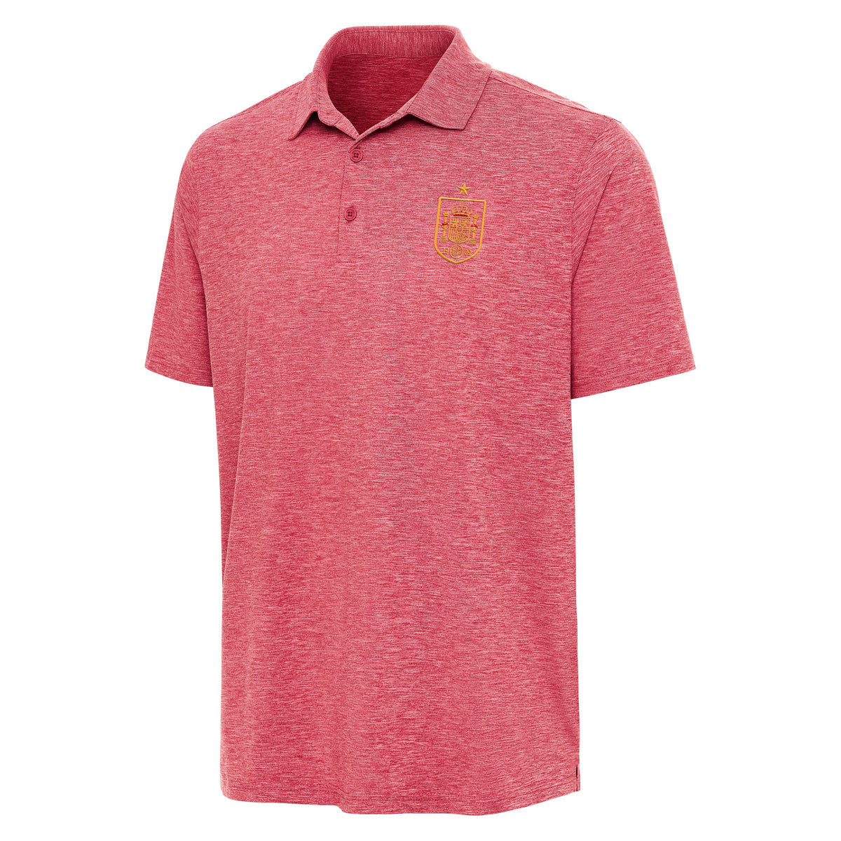 Spain National Team Antigua Men's Triple Shot Polo - Red
