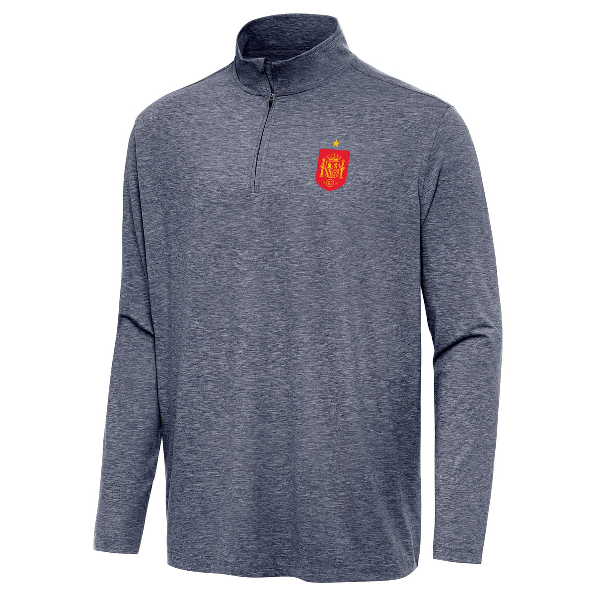 Spain National Team Antigua Men's Master 1/4 Zip Pullover - Navy