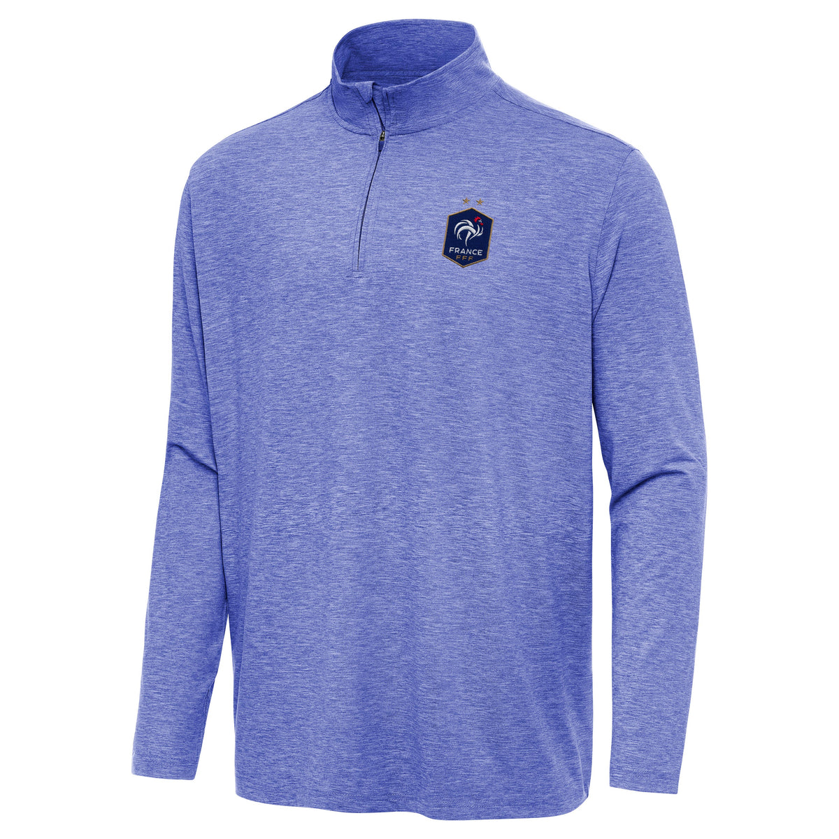 France National Team Antigua Men's Master 1/4 Zip Pullover - Blue