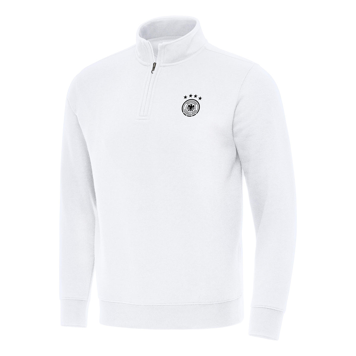 Germany National Team Antigua Men's Landslide 1/4 Zip Pullover - White