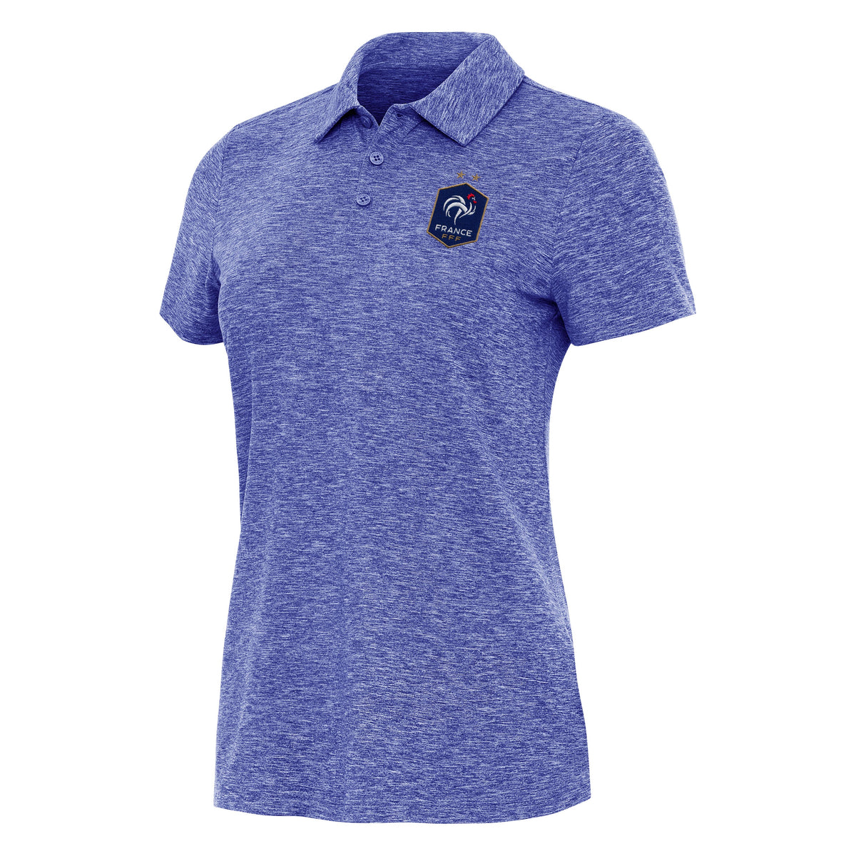 France National Team Antigua Women's Triple Shot Polo - Blue