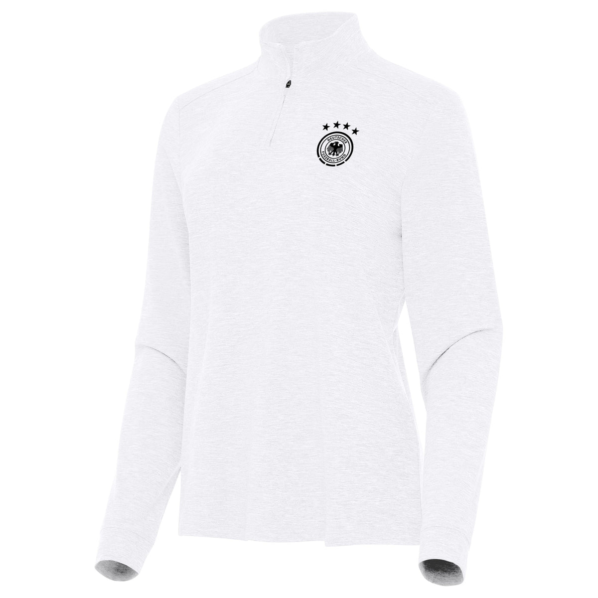 Germany National Team Antigua Women's Master 1/4 Zip Pullover - White