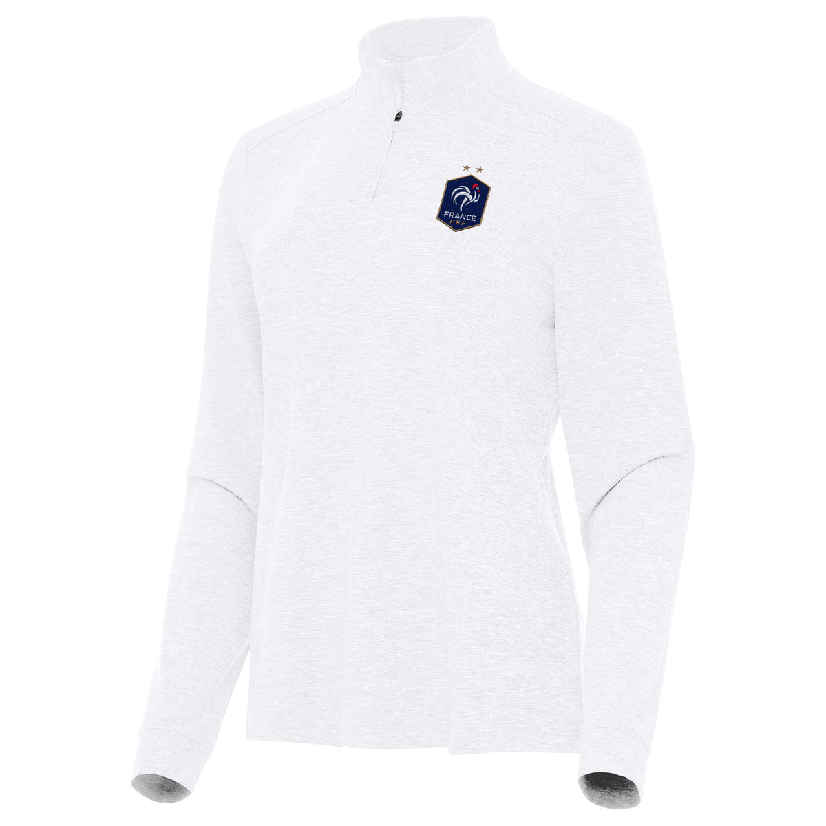 France National Team Antigua Women's Master 1/4 Zip Pullover - White
