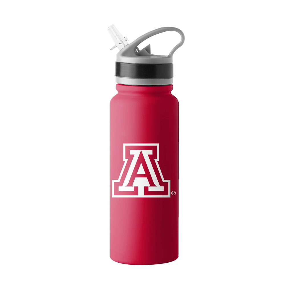 NCAA Arizona Wildcats Logo Brands 25oz Stainless Steel Single Wall Flip Top Bottle