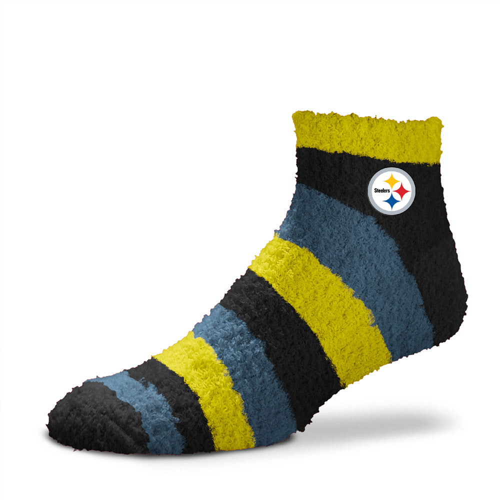 NFL Pittsburgh Steelers For Bare Feet Rainbow II Cozy Socks