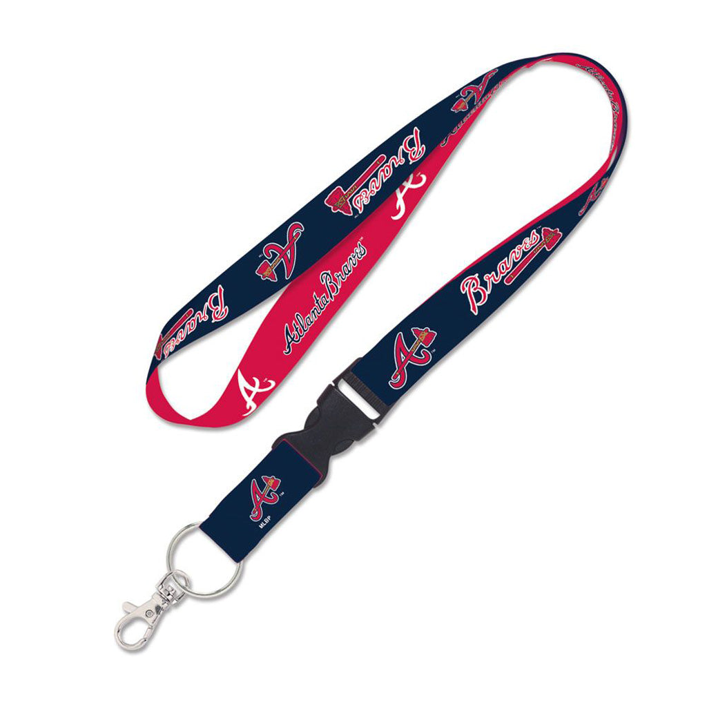 MLB Atlanta Braves WinCraft Lanyard - Navy & Red