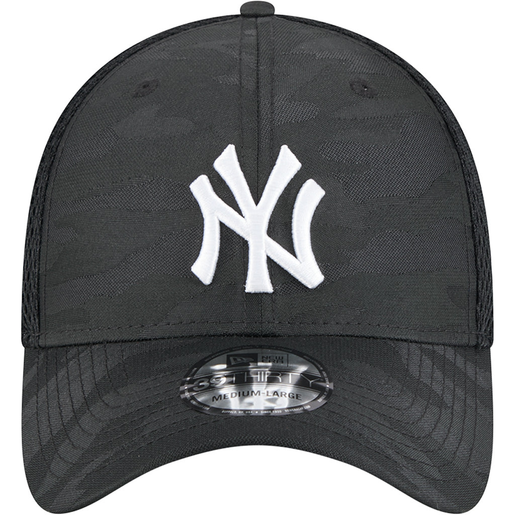 MLB New York Yankees New Era Black Camo 39THIRTY Flex Fit Hat - Black