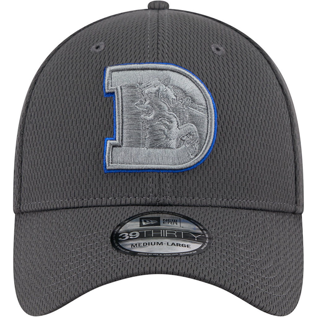 NFL Denver Broncos New Era Tonal Graphite 39THIRTY Flex Fit Hat - Graphite