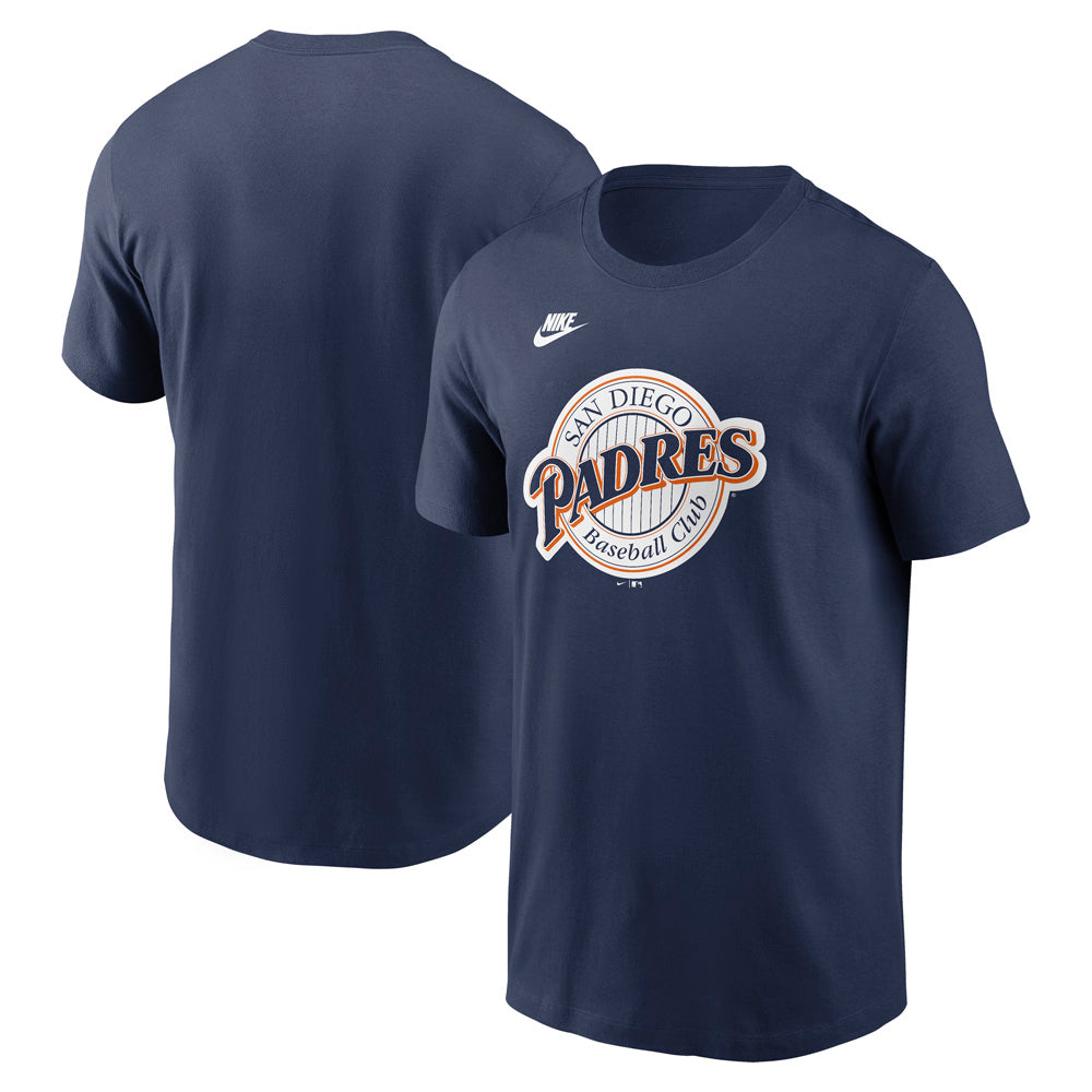 MLB San Diego Padres Nike Cooperstown Team Logo T-Shirt - Navy
