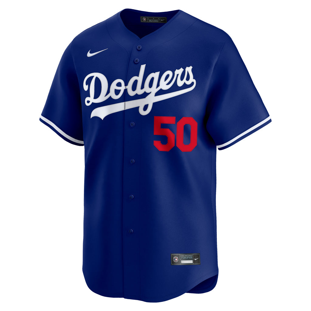 MLB Los Angeles Dodgers Mookie Betts Nike Alternate 2 Limited Jersey - Blue