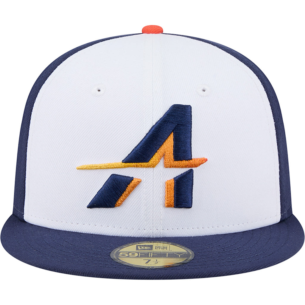 MLB Houston Astros New Era 2025 City Connect Authentic Collection 59FIFTY Fitted Hat - White