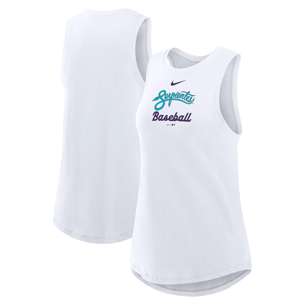 MLB Arizona Diamondbacks Women's Nike 2025 City Connect Highneck Tank Top - White