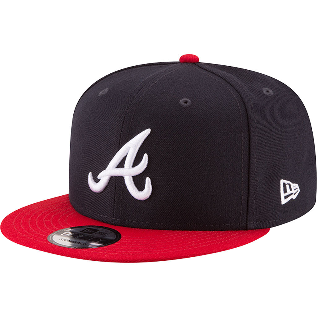 MLB Atlanta Braves New Era Basic 9FIFTY Snapback Hat - Navy