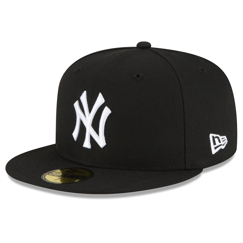 MLB New York Yankees New Era Black &amp; White 59FIFTY Fitted