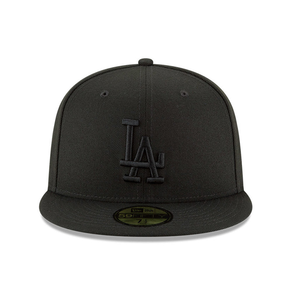 MLB Los Angeles Dodgers New Era Black on Black 59FIFTY Fitted