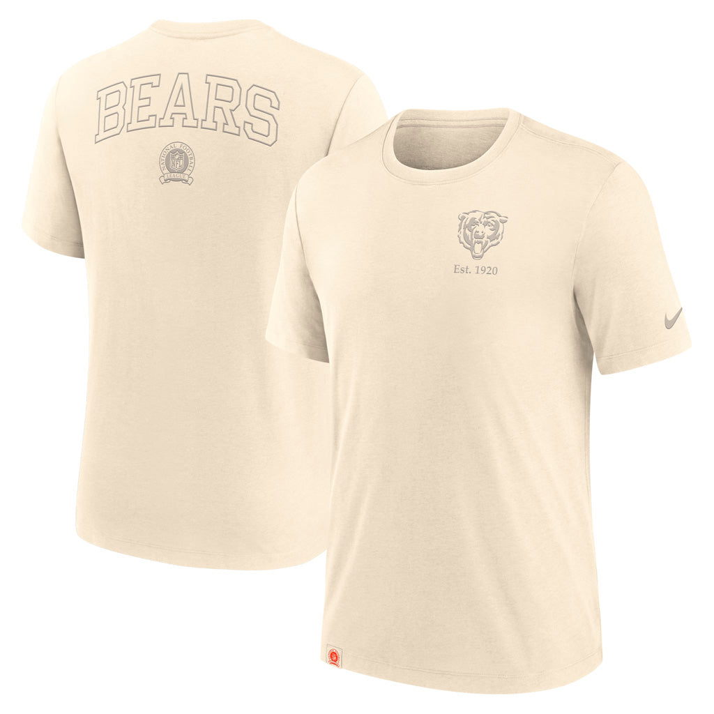 NFL Chicago Bears Nike Glory Triblend T-Shirt - Natural