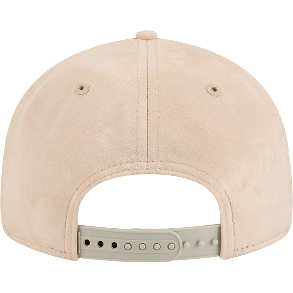 MLB Los Angeles Angels New Era Suede Retro Crown 9FIFTY Snapback Hat - Tan