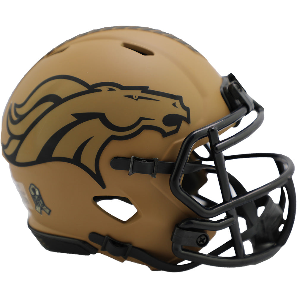 NFL Denver Broncos Riddell 2023 Salute to Service Mini Speed Helmet