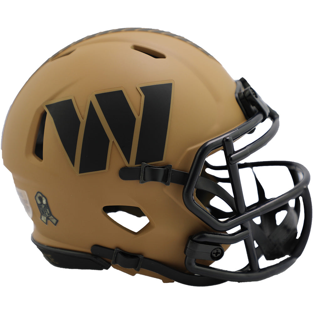 NFL Washington Commanders Riddell 2023 Salute to Service Mini Speed Helmet