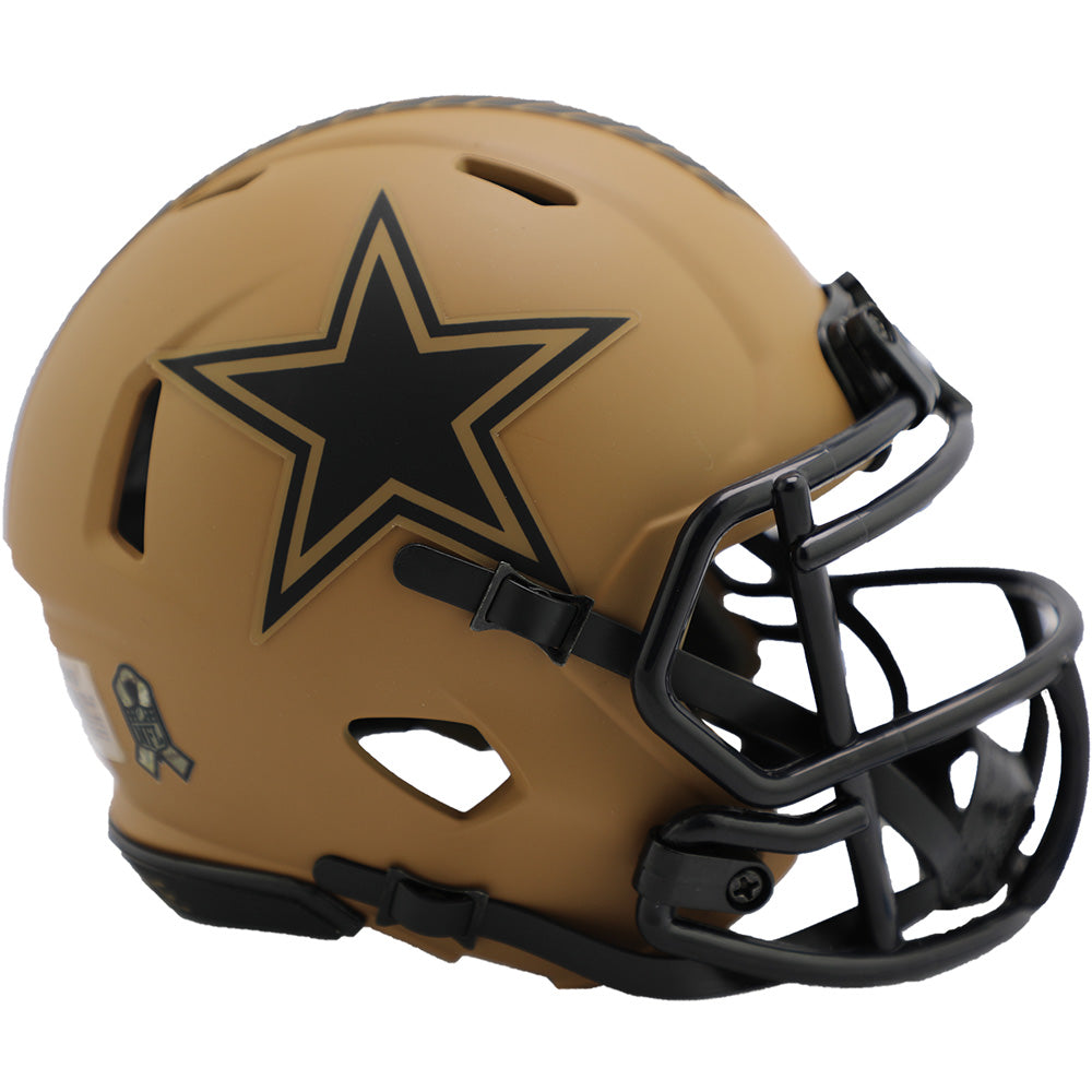 NFL Dallas Cowboys Riddell 2023 Salute to Service Mini Speed Helmet