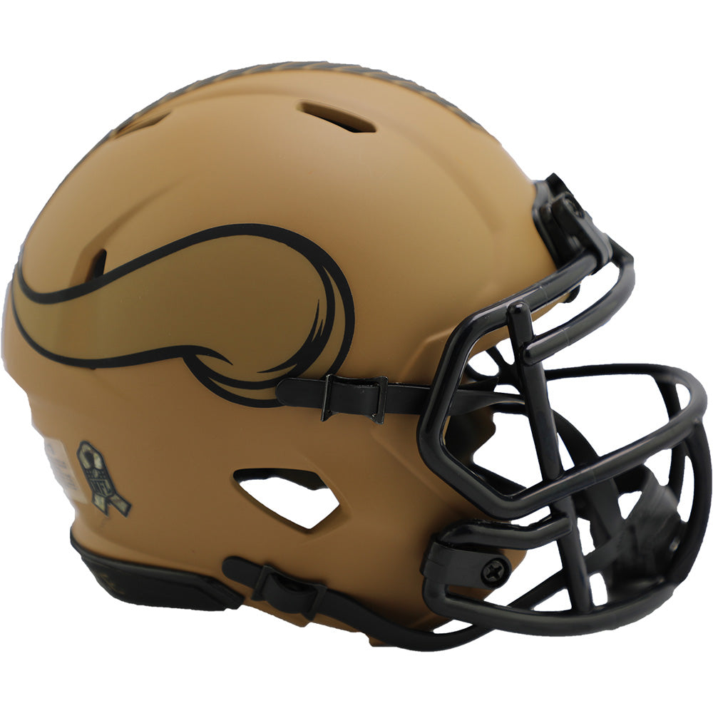 NFL Minnesota Vikings Riddell 2023 Salute to Service Mini Speed Helmet