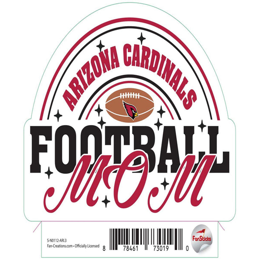 NFL Arizona Cardinals Fan Creations Mom Sticker