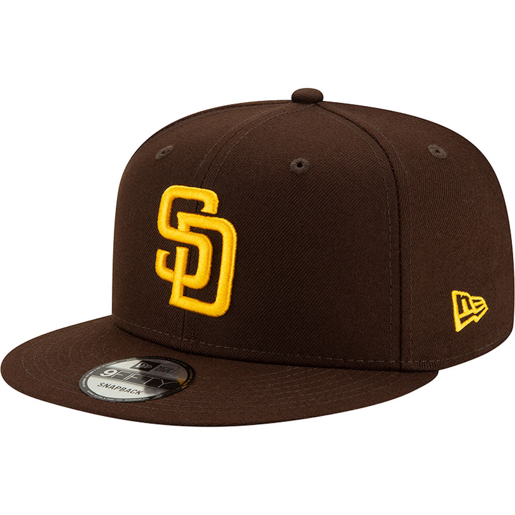 MLB San Diego Padres New Era Basic 9FIFTY Snapback Hat - Brown