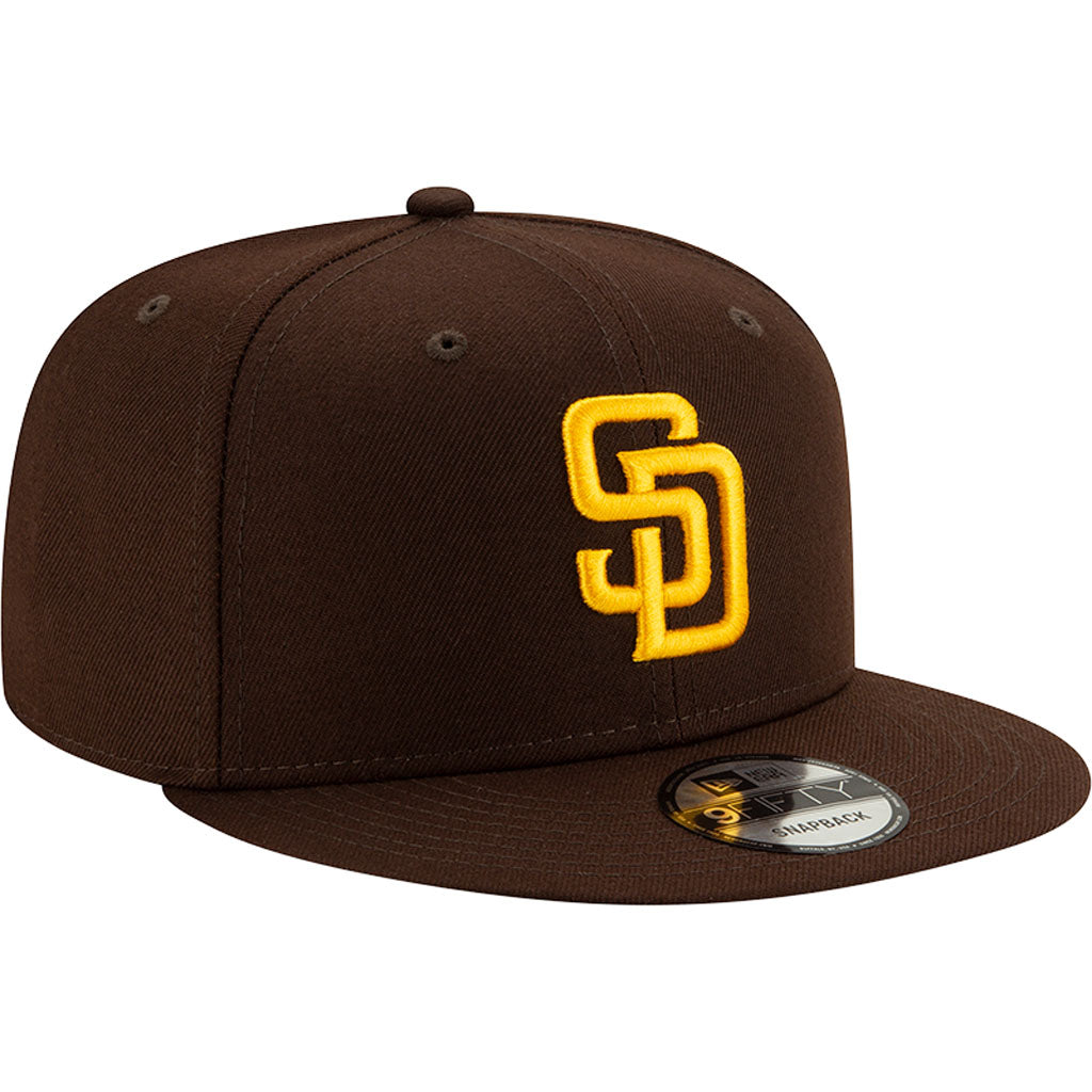 MLB San Diego Padres New Era Basic 9FIFTY Snapback Hat - Brown