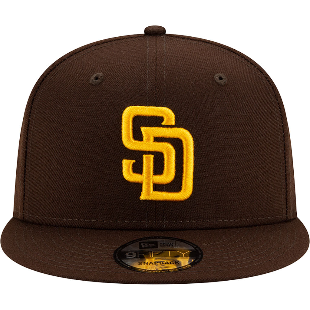 MLB San Diego Padres New Era Basic 9FIFTY Snapback Hat - Brown