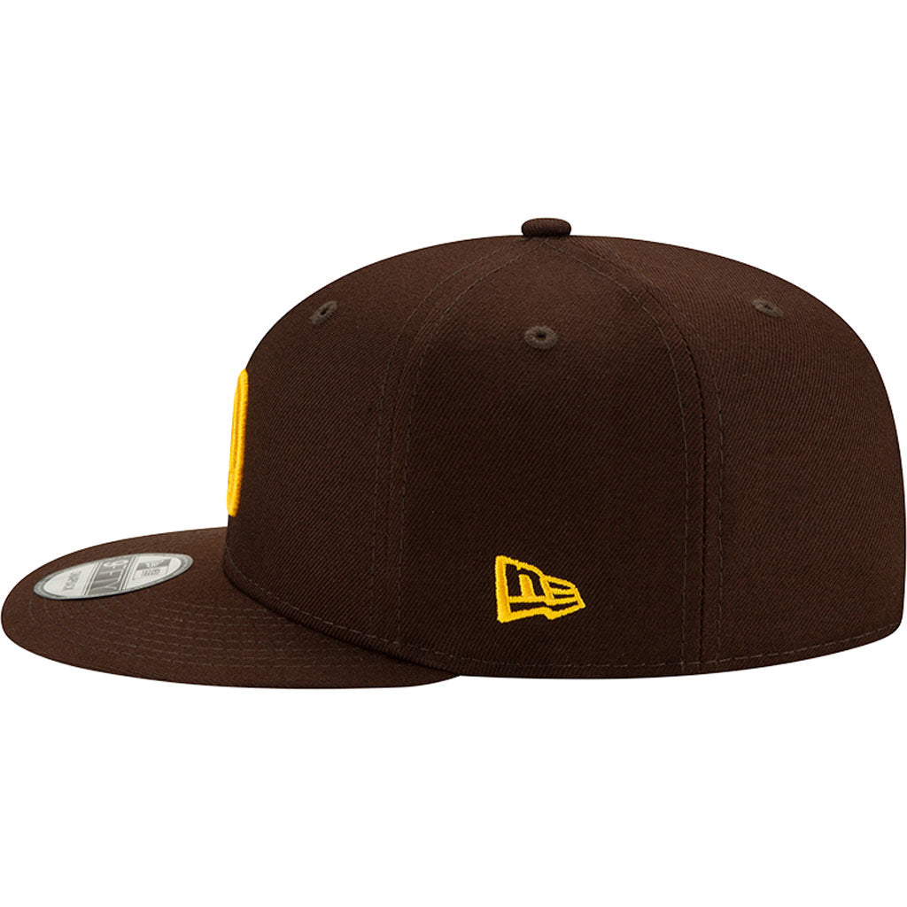MLB San Diego Padres New Era Basic 9FIFTY Snapback Hat - Brown